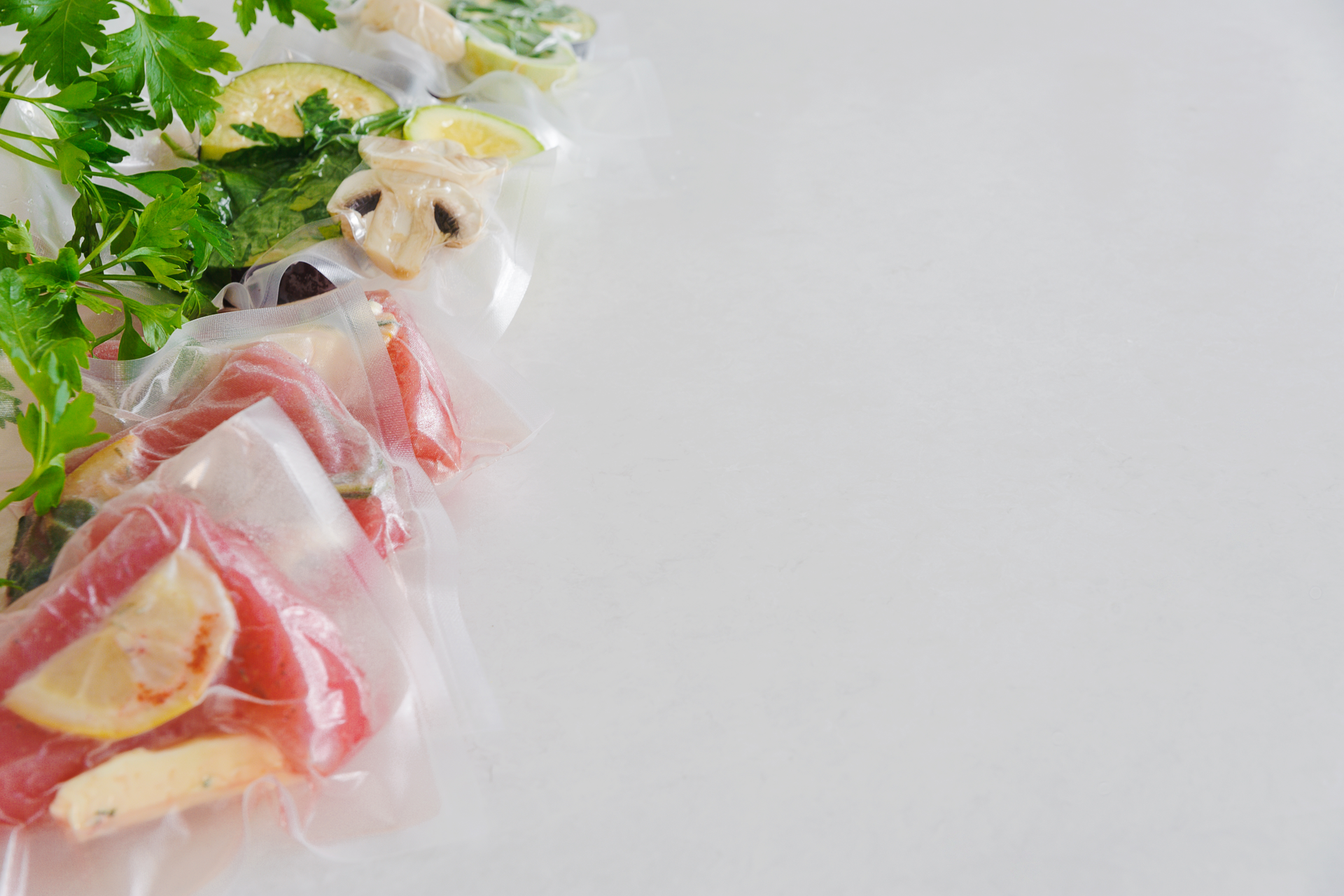 Porcja mięsa w opakowaniu próżniowym